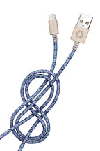 Bleu iPhone Lightning-kabel · 2 meter · Tillverkad av återvunna fisknät