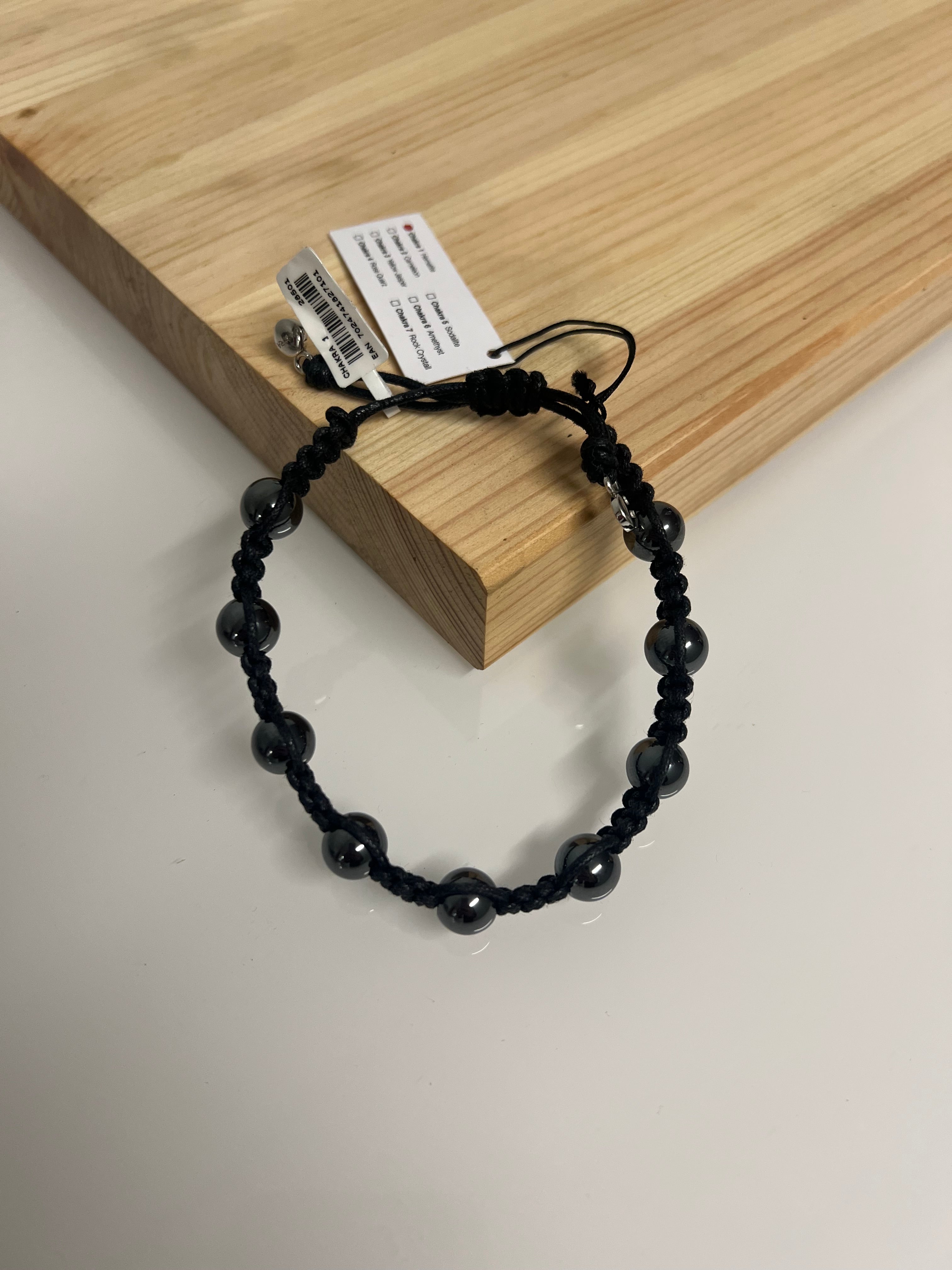 Chakra 1 Armband Black Hematite