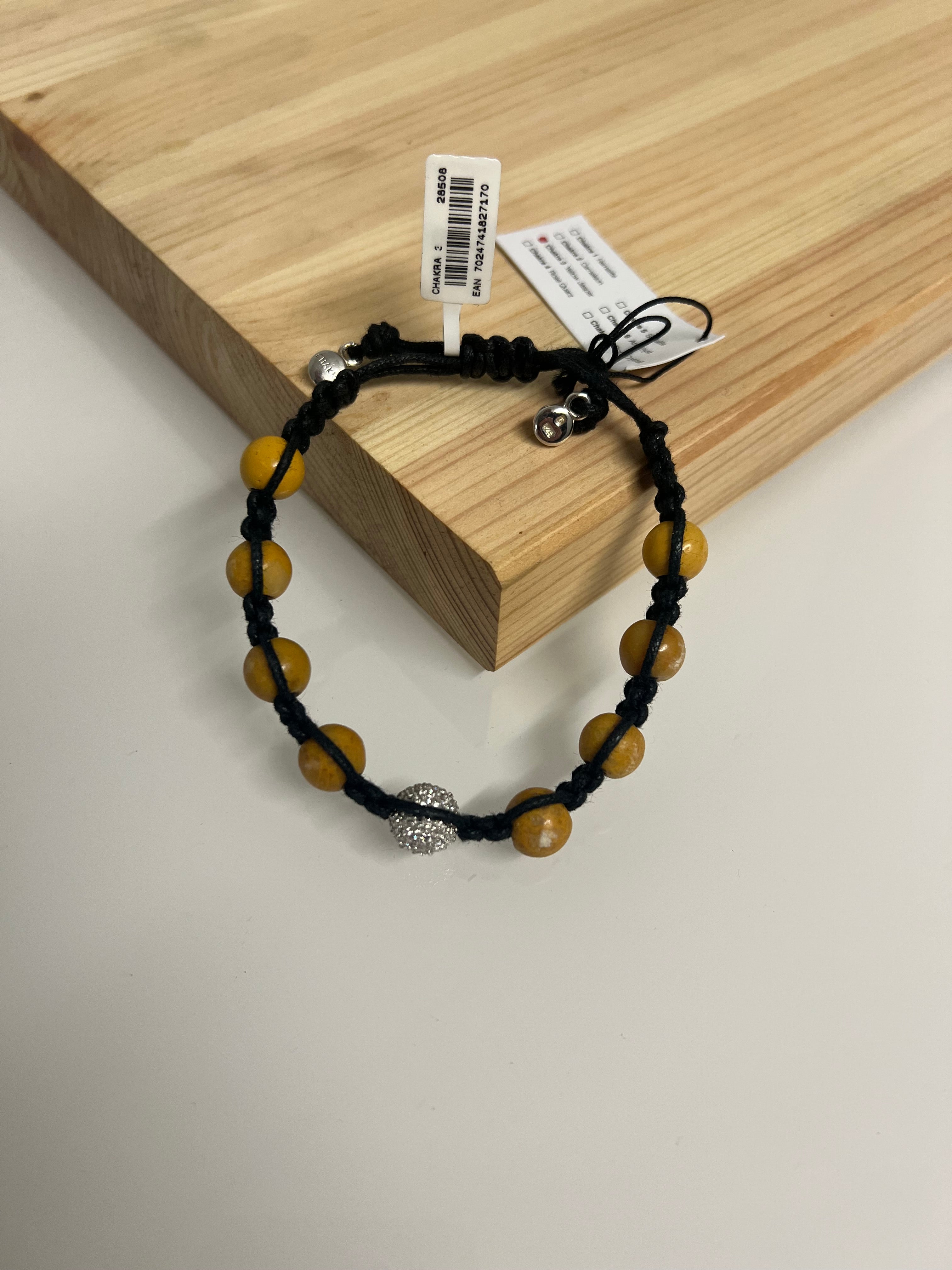 Chakra 3 Armband Pear Yellow Jasper
