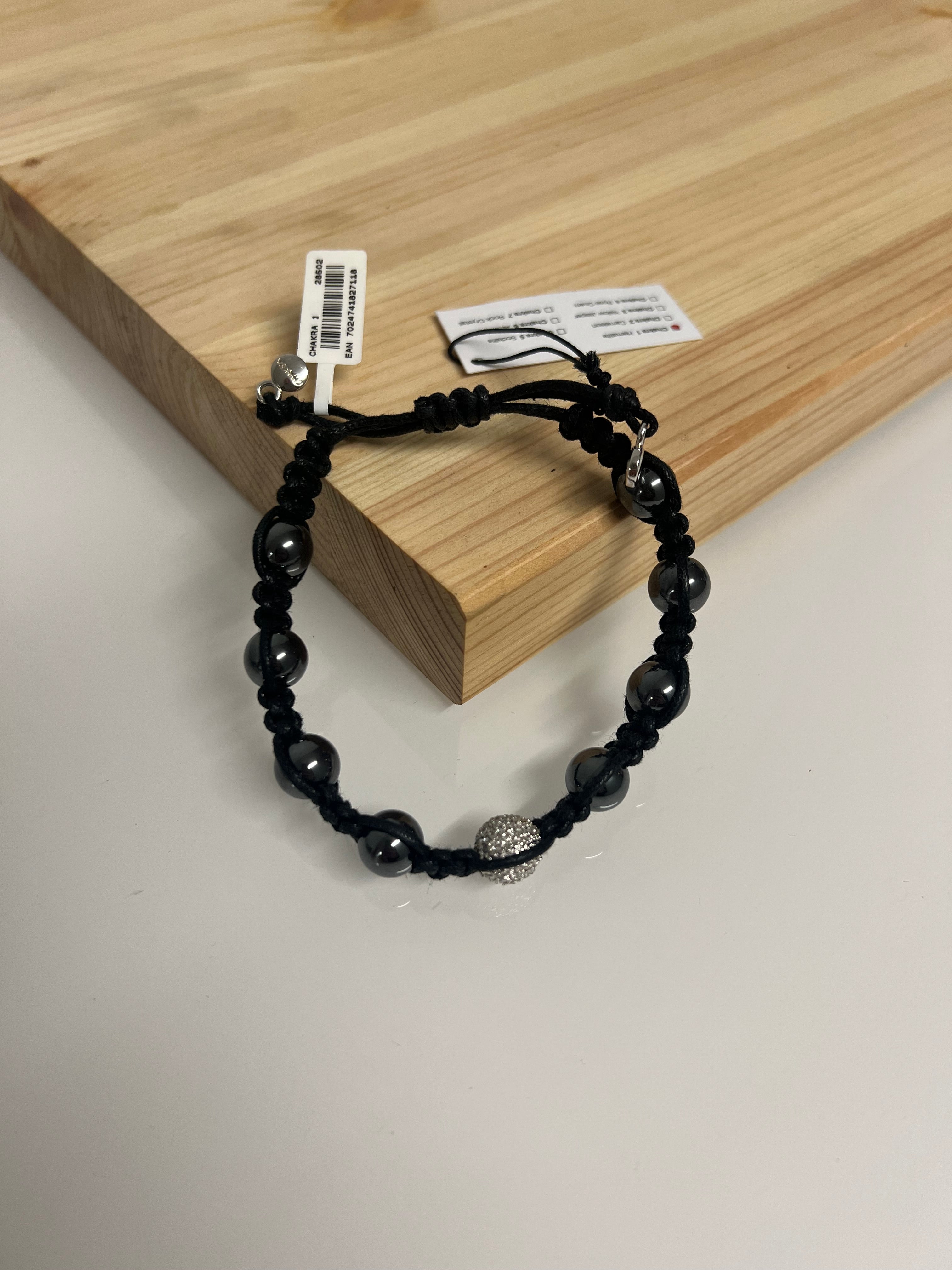 Chakra 1 Armband Pearl Hematite